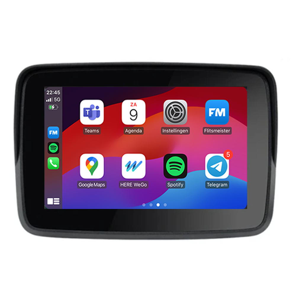 CarPlay für Motorrad | CarPlay und Android Auto | Bluetooth | M5 Pro