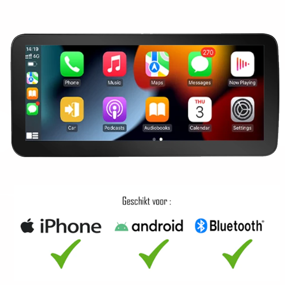 Mercedes CLA – GLA – W176 X156 C117 | CarPlay & Android Auto | 2013–2018 | 64 GB