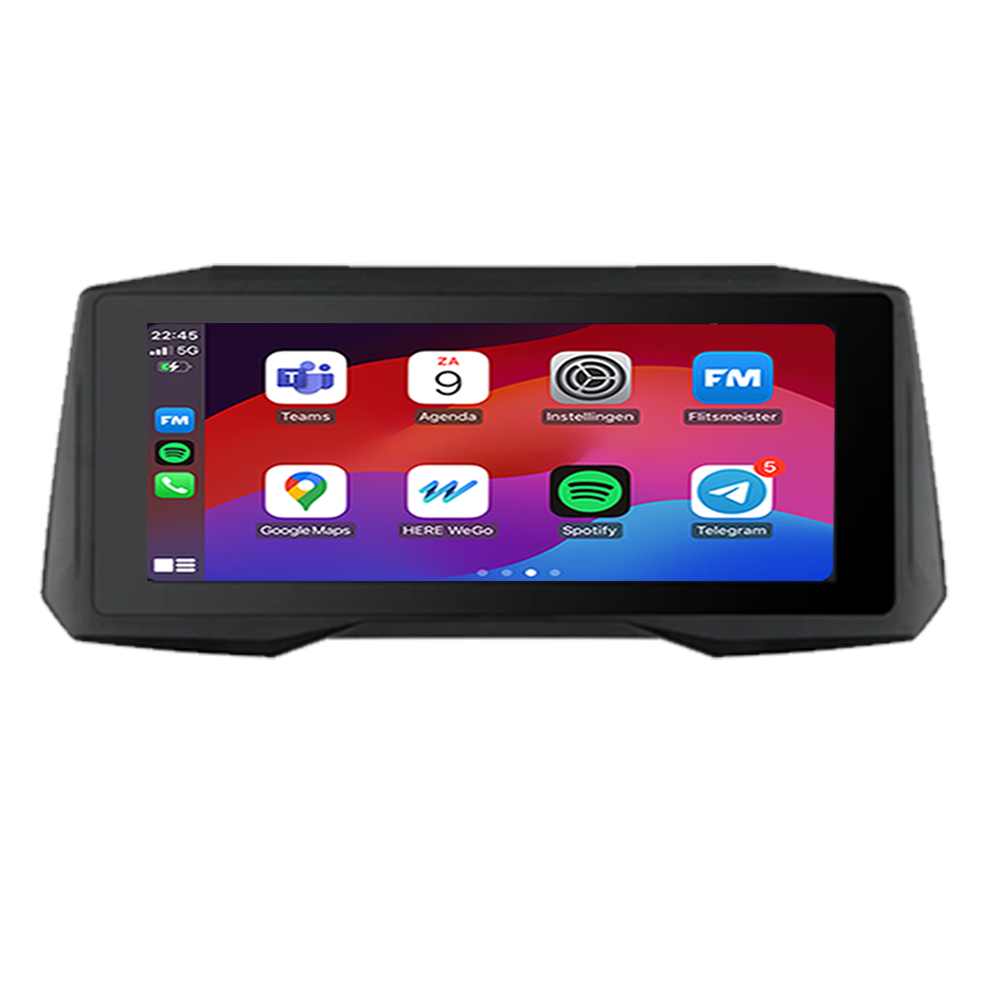 CarPlay für Motorrad | CarPlay und Android Auto | Bluetooth | M7 Pro