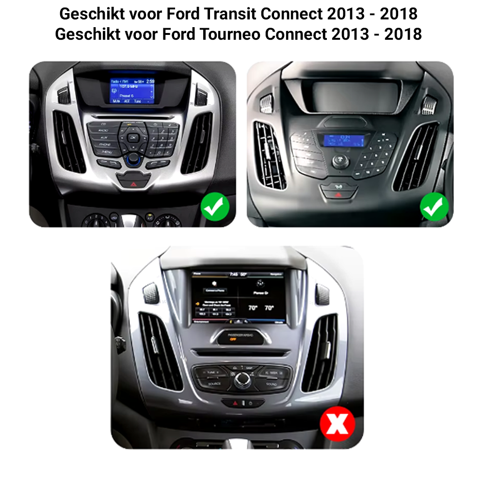 Ford Transit Custom & Tourneo | CarPlay & Android Auto | 2013–2018