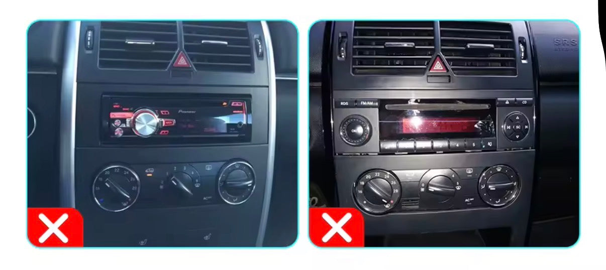 Mercedes Sprinter-Vito-Crafter | Carplay & Android auto| 2004 t/m 2018 | 64GB