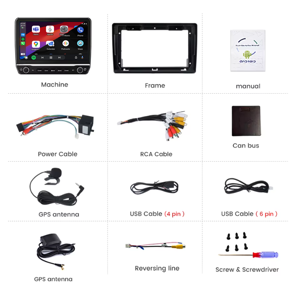 Fiat Ducato | Carplay & Android Auto 2006 t/m 2013