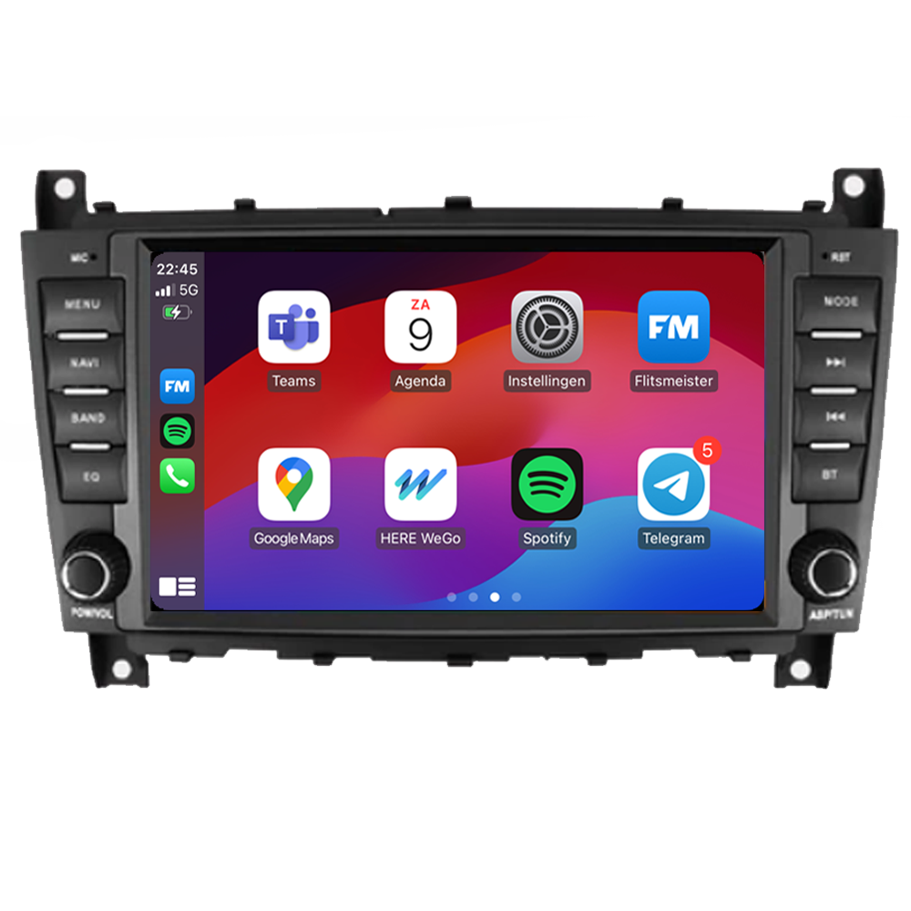Mercedes c klasse  | CarPlay & Android Auto | 2005-2009| 32 GB