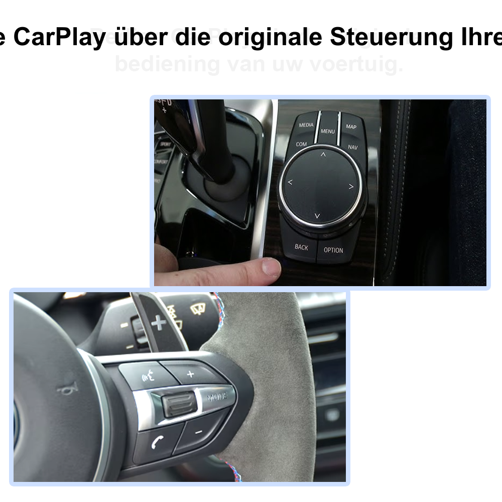 [de] Bedienen Sie CarPlay über die originale Steuerung Ihres Fahrzeugs