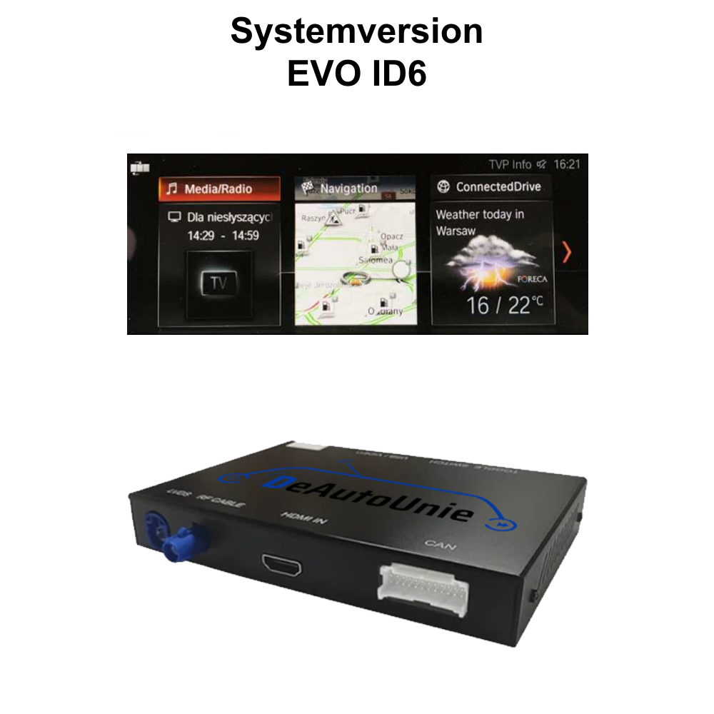 [de] Systemversion | EVO ID6 | BMW CarPlay Modul