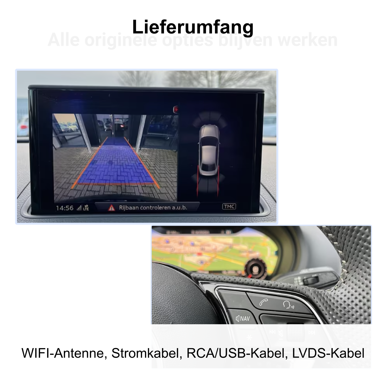 [de] Lieferumfang | WIFI-Antenne, Stromkabel, RCA/USB-Kabel, LVDS-Kabel